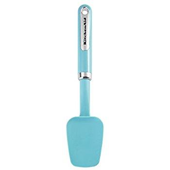 KitchenAid Silicone Spoon Spatula, Aqua Sky