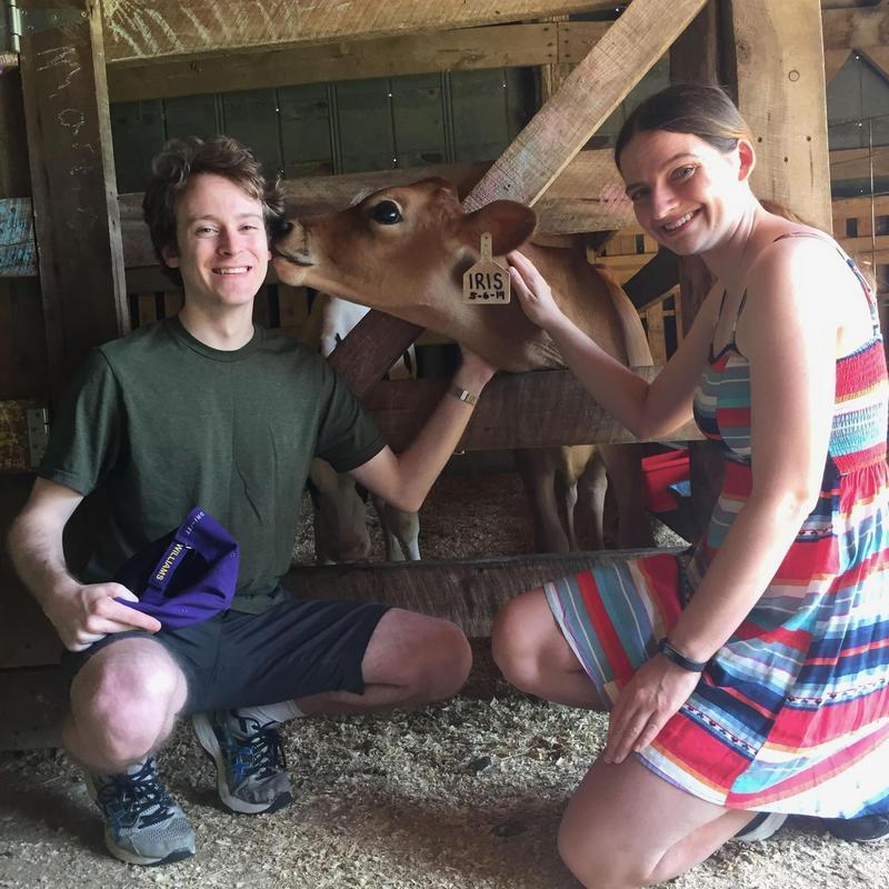 Our Airbnb in Nashville was on a dairy farm!  We got to meet the locals.