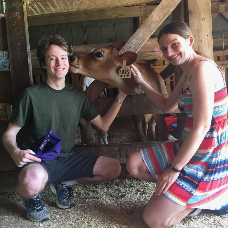 Our Airbnb in Nashville was on a dairy farm! We got to meet the locals.