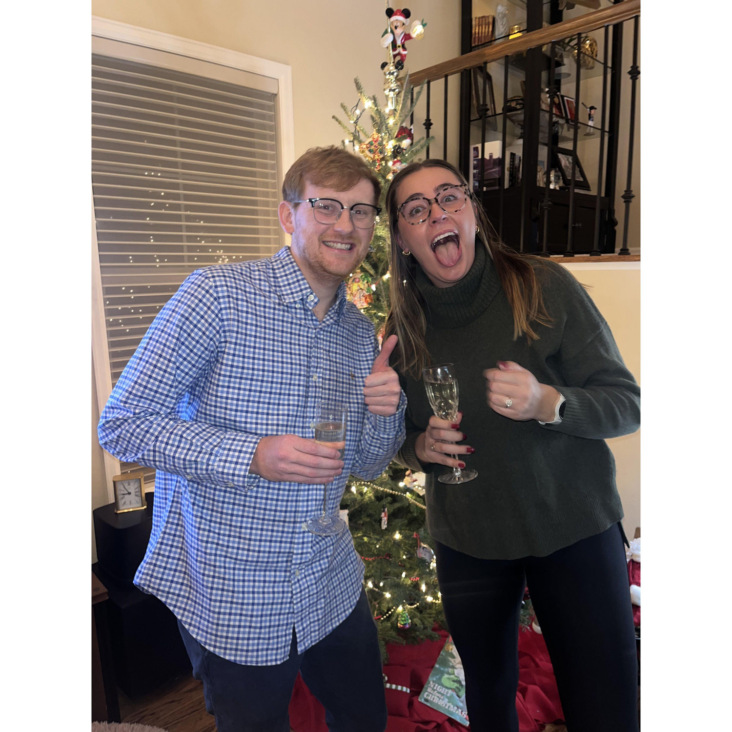 December 14th, 2024-- The night we got engaged!