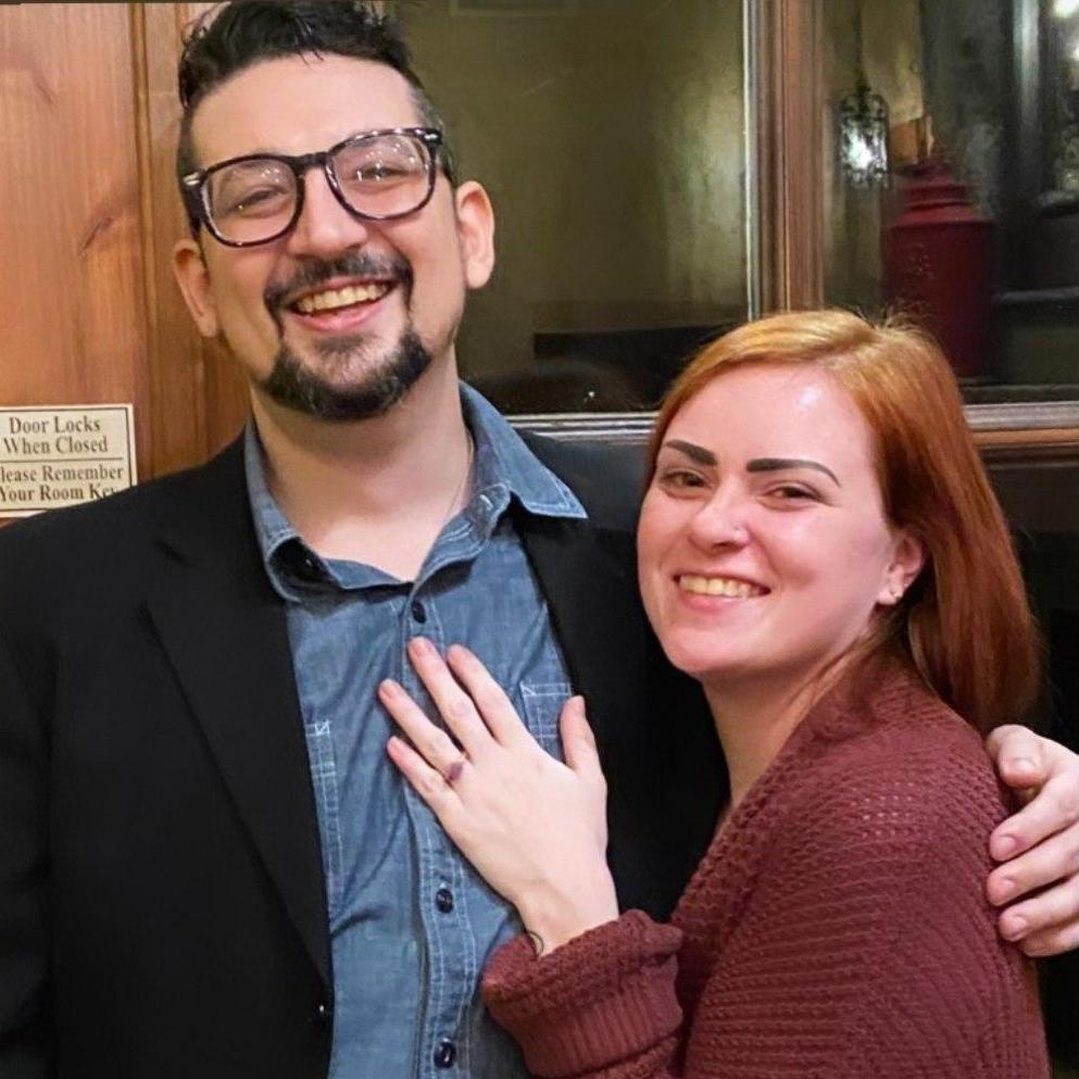 The night he proposed!