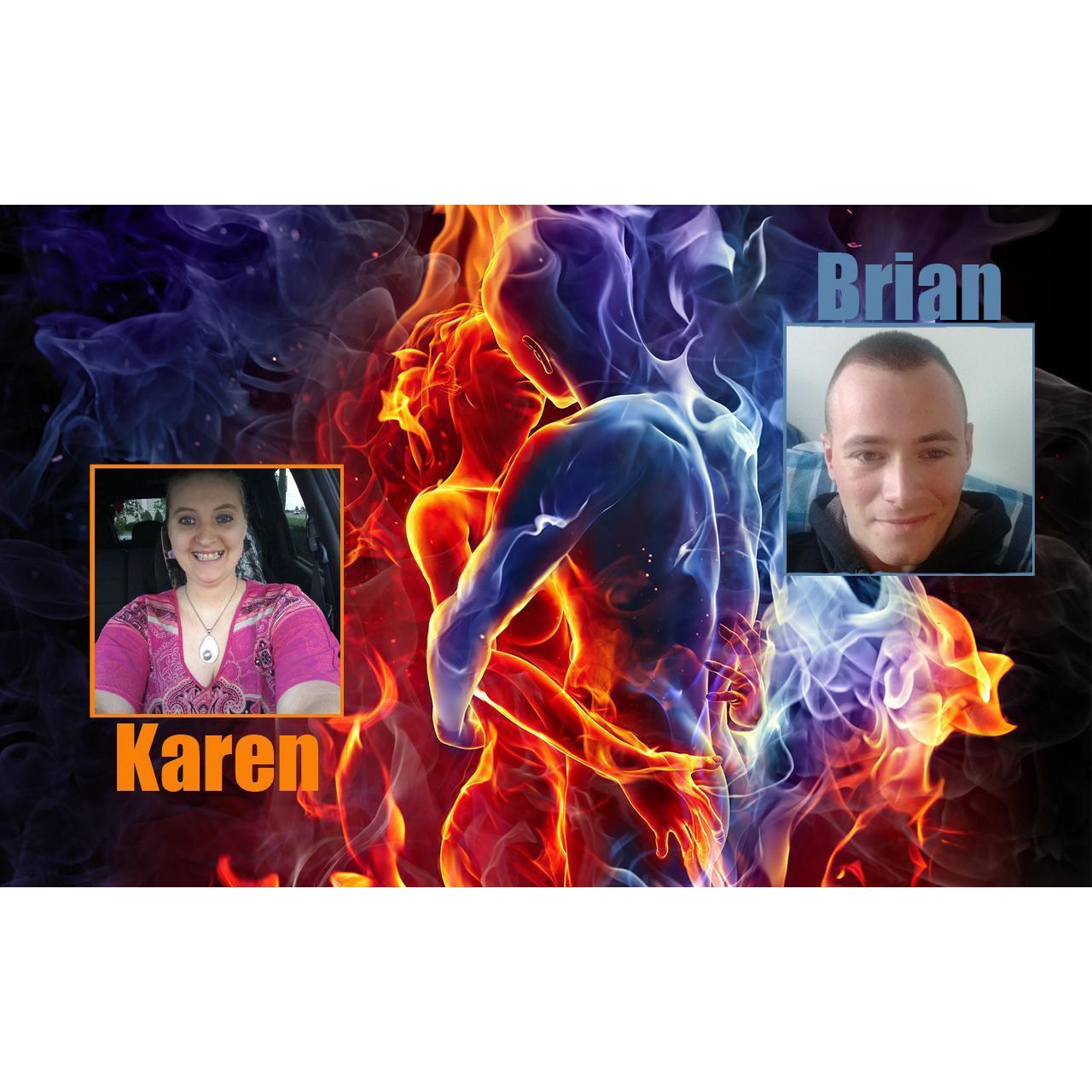 I'm fire, and he's water, together we complement each other.