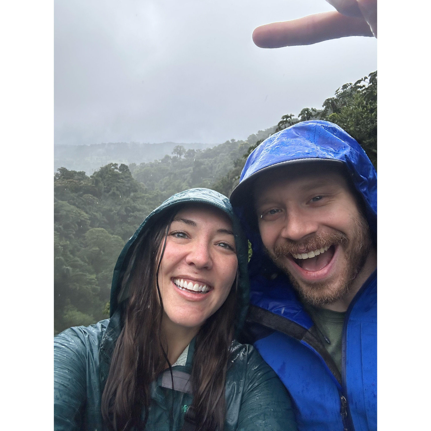 Caught in a monsoon in Costa Rica