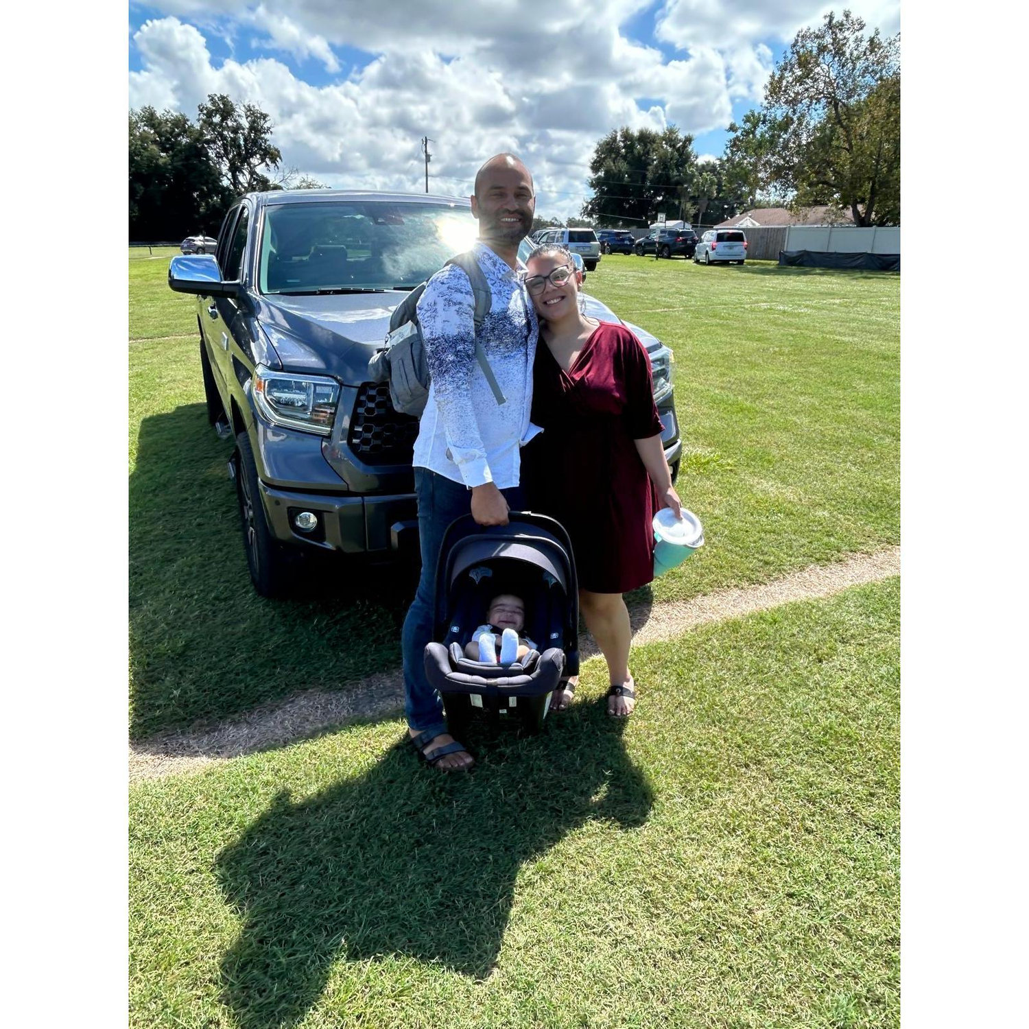 After Church service as a family and Rico's dream truck