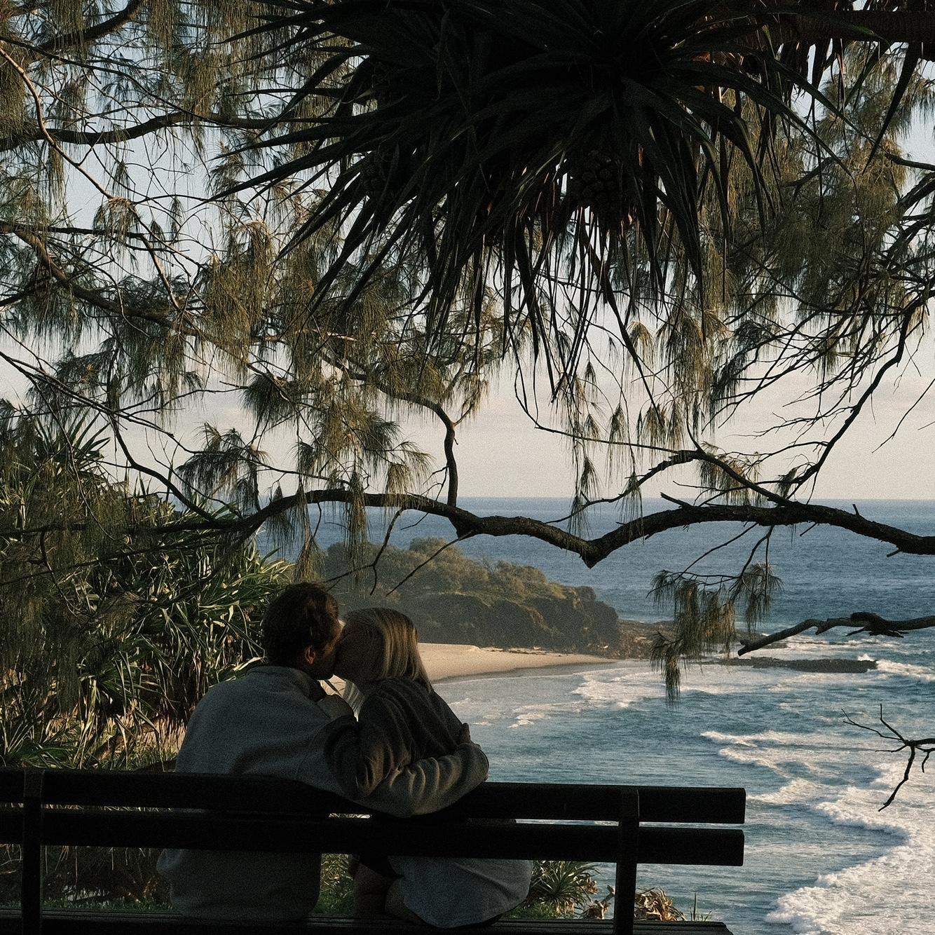 Sharing a kiss on North Stradbroke Island💋 April 2024.