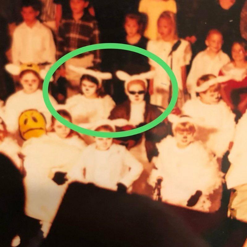 Coby and I were in the same Christmas musical when we were in elementary school. We remember each other, but we had no idea we were standing RIGHT NEXT TO EACH OTHER! 😍