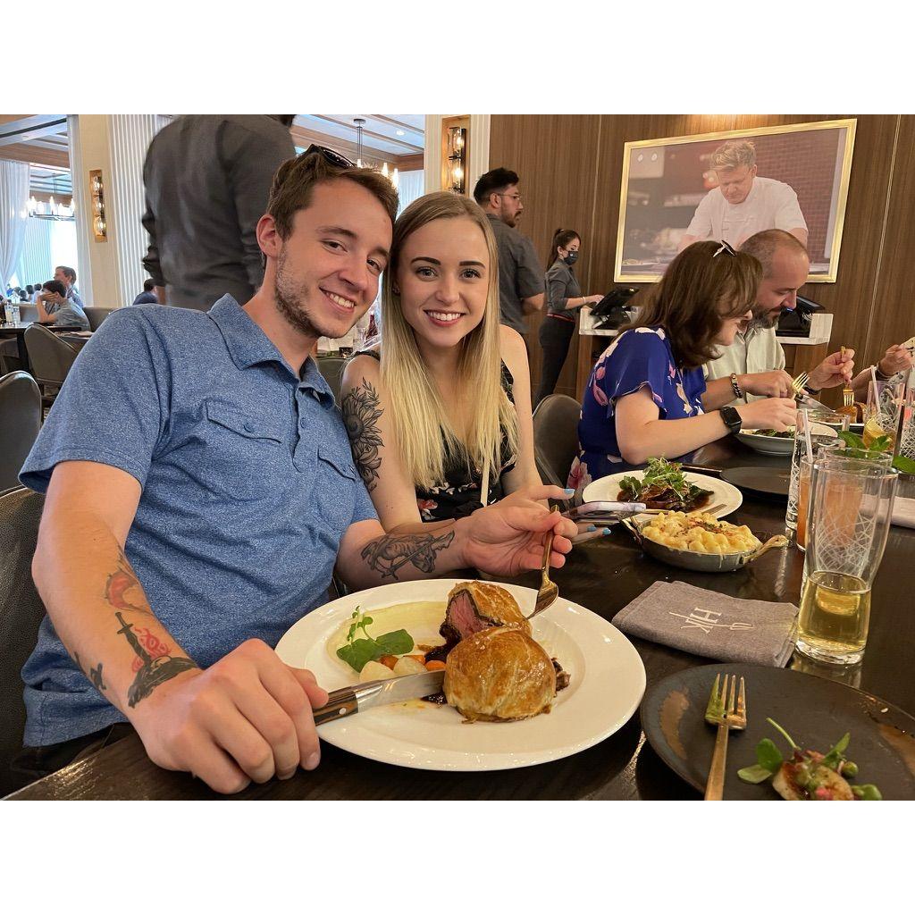 Our first time at Hell's Kitchen Las Vegas! (6/23/21)