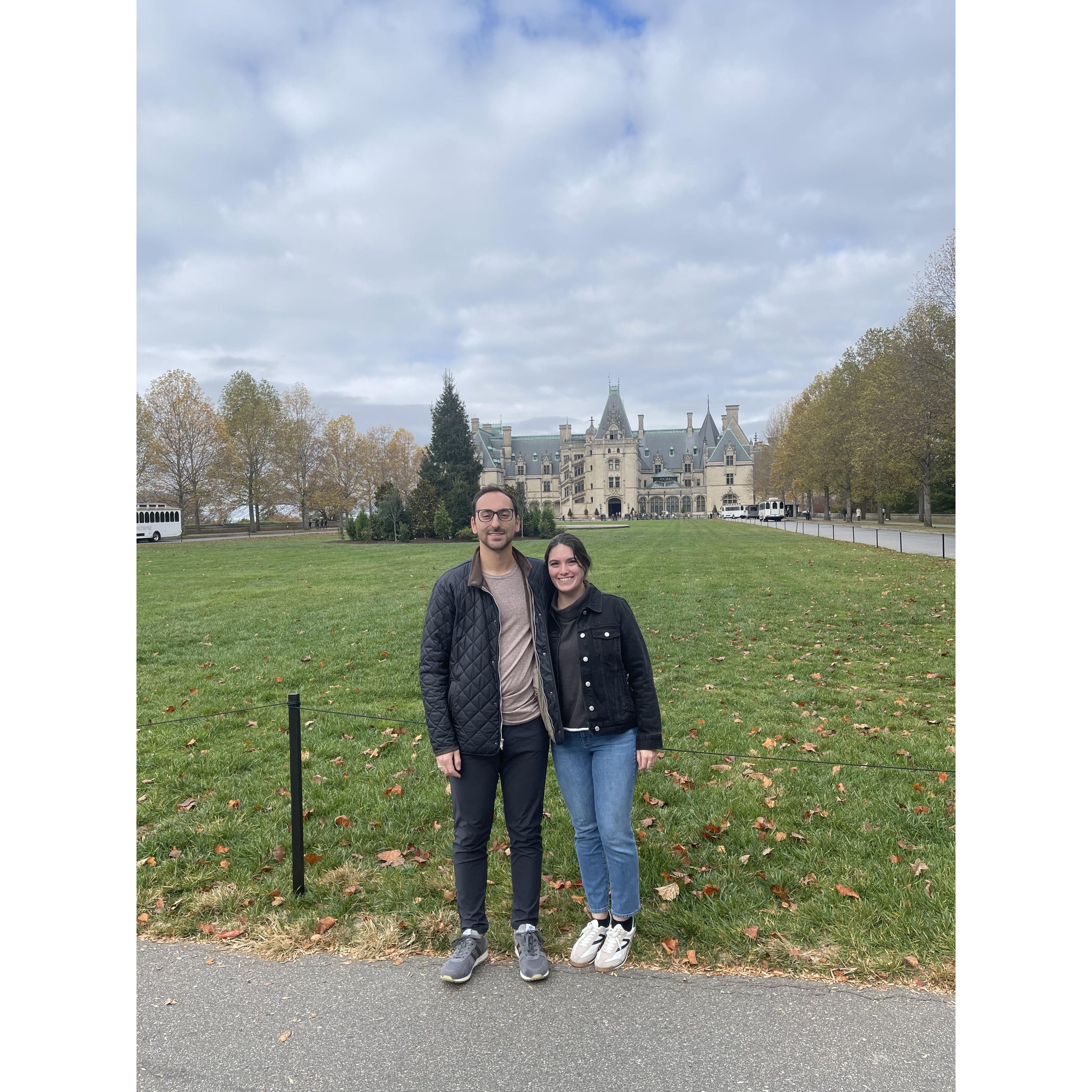 Visiting the Biltmore in Asheville, October 2022.