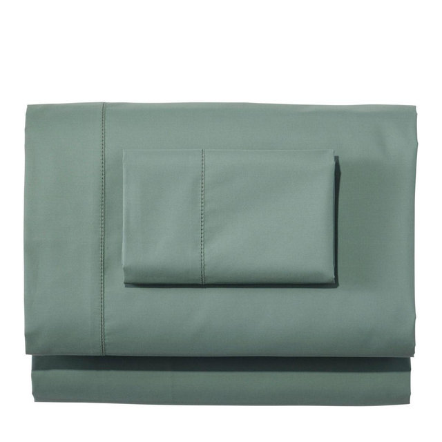 280-Thread-Count Pima Cotton Percale Sheet Set (Sea Green)