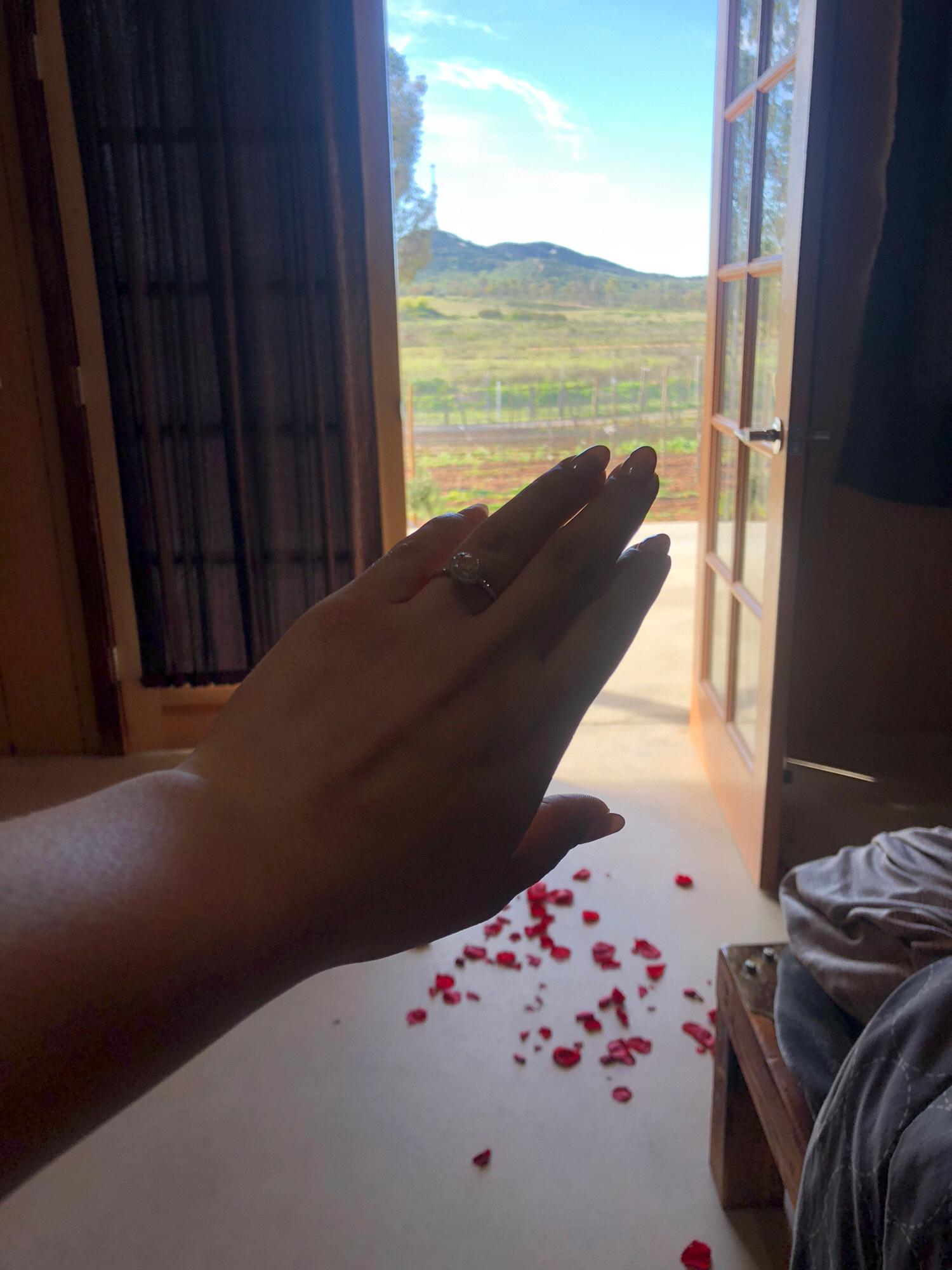 The morning after he proposed