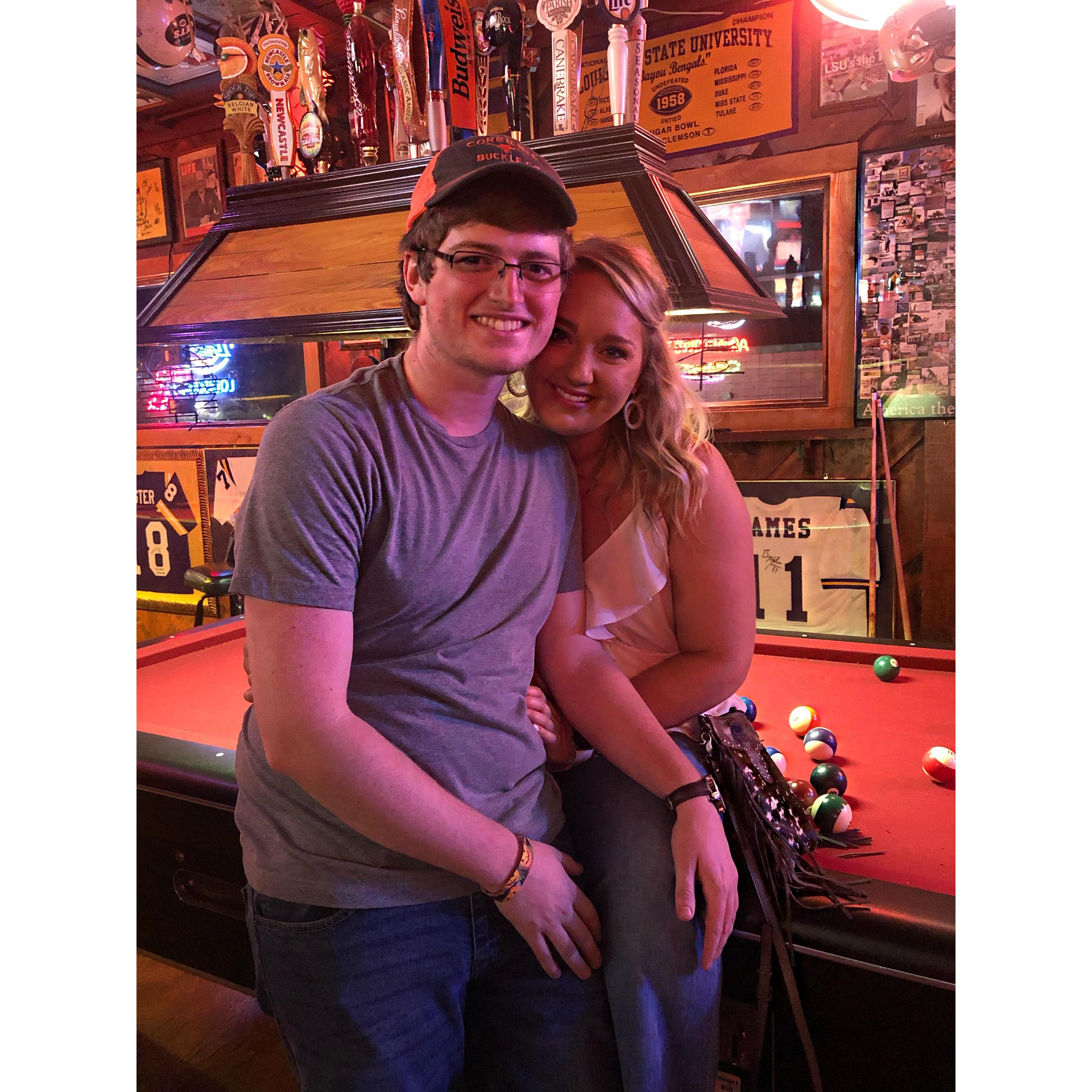A night out with friends