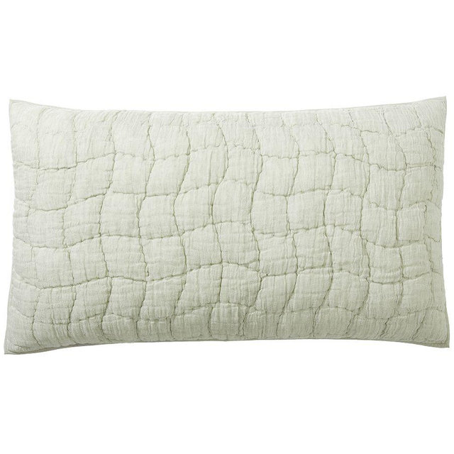 Cloud Quilted Sham, Eucalyptus, King