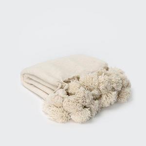 Moroccan Bendaoud Throw - White