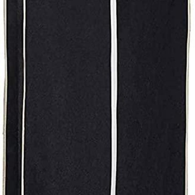 MISSLO Gusseted 60" Suit Dress Garment Bag with Clear Window Zipper Pocket Long Garment Cover (Black)