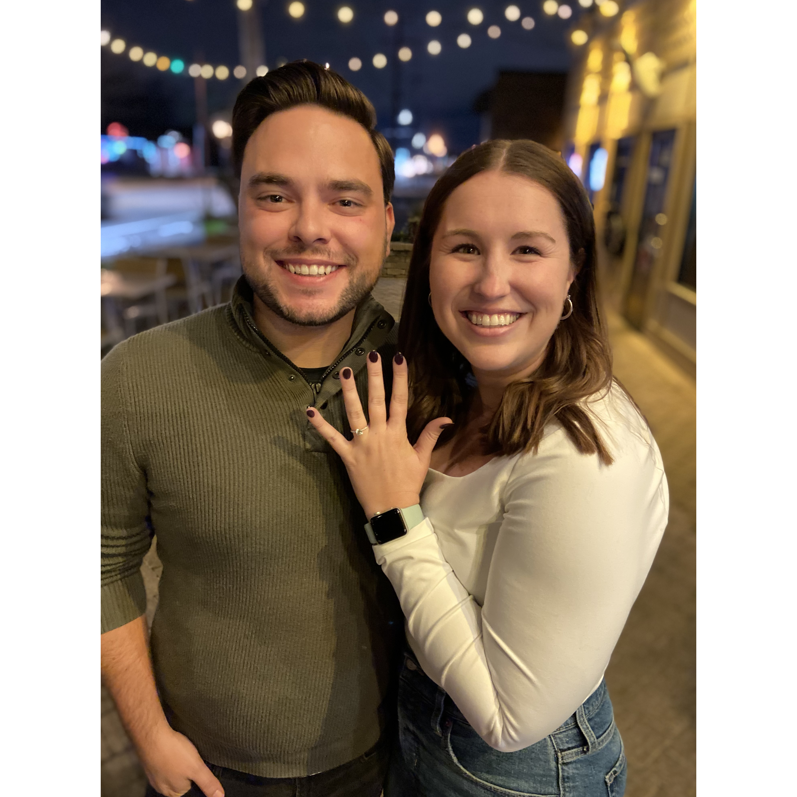 Taken the day we got engaged!