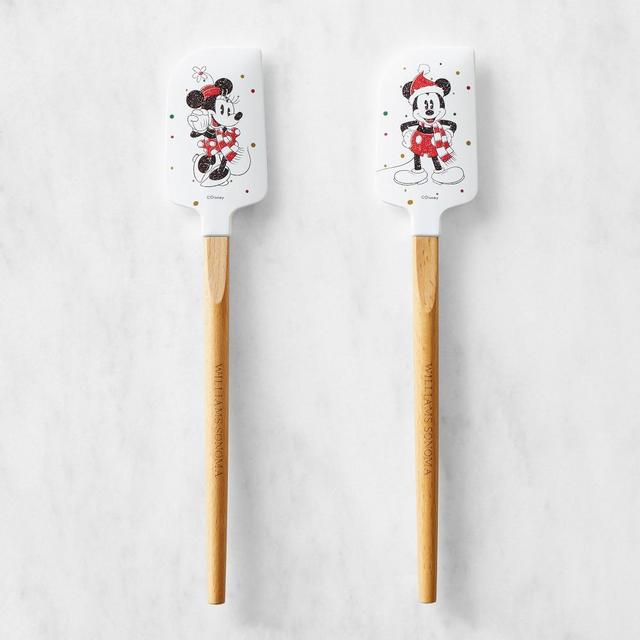 Williams Sonoma Holiday Mickey Spatulas, Set of 2