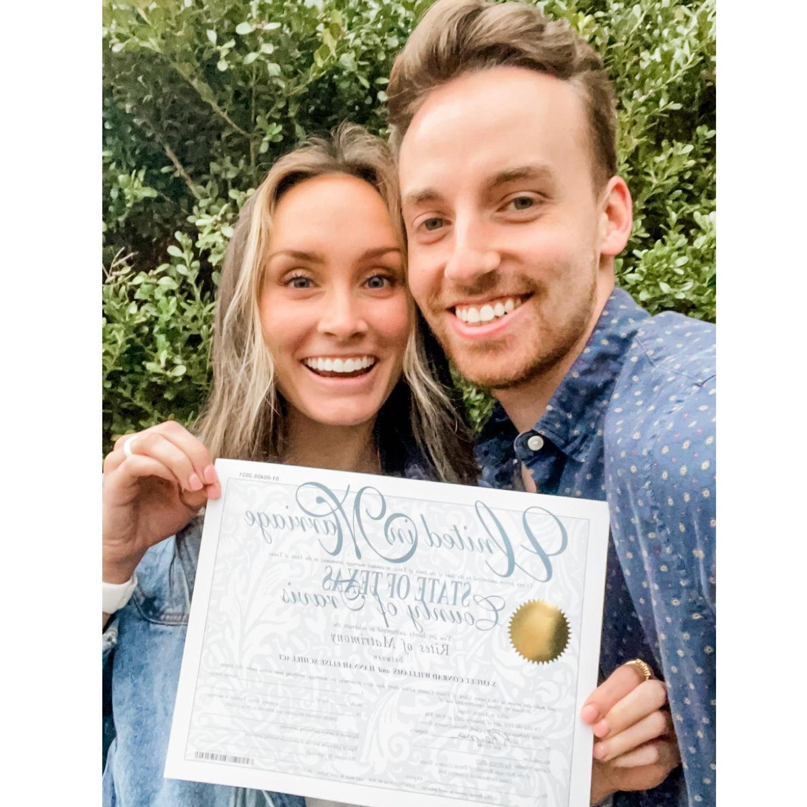 Marriage License!!
