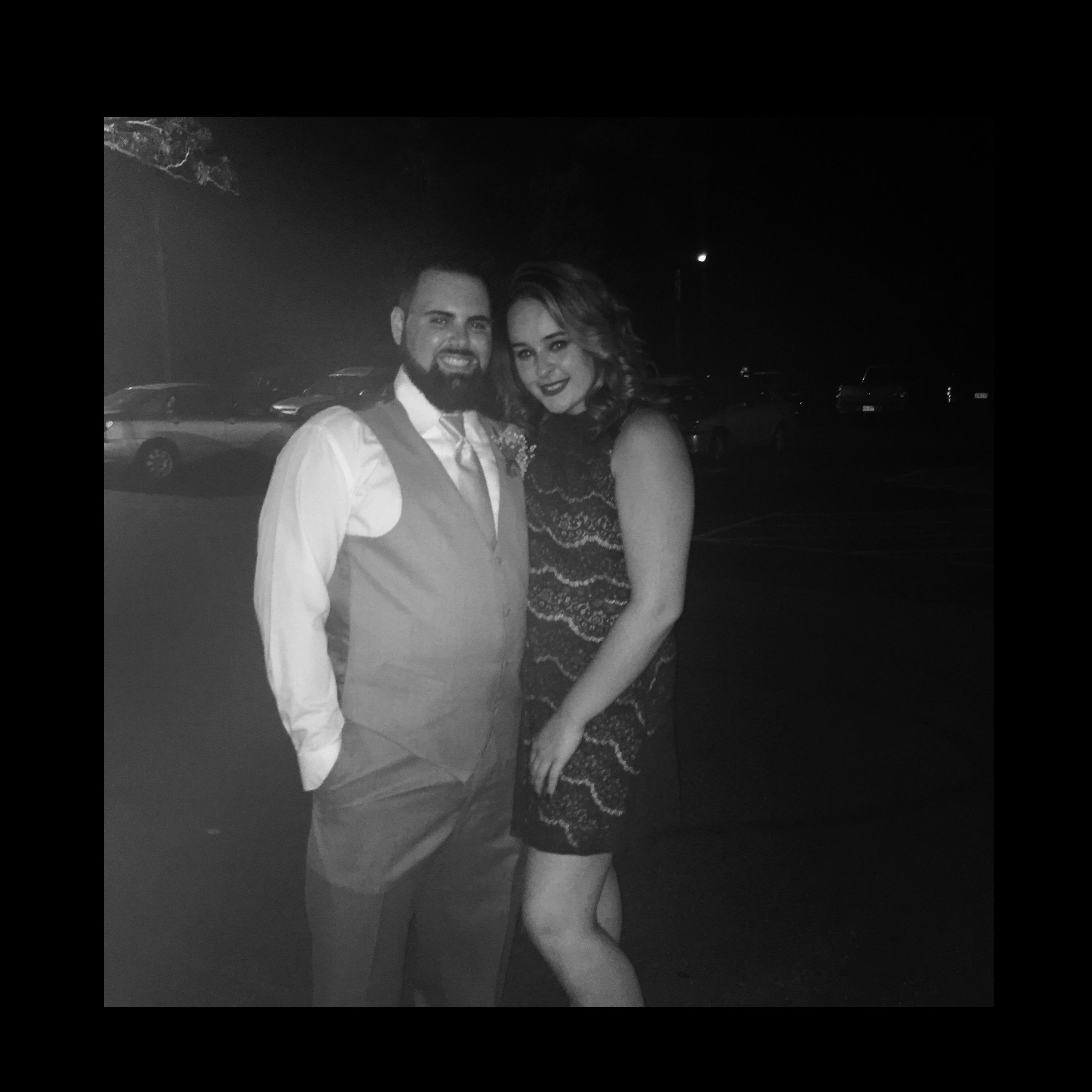 Jamie and Leah's first official photo together in August of 2016