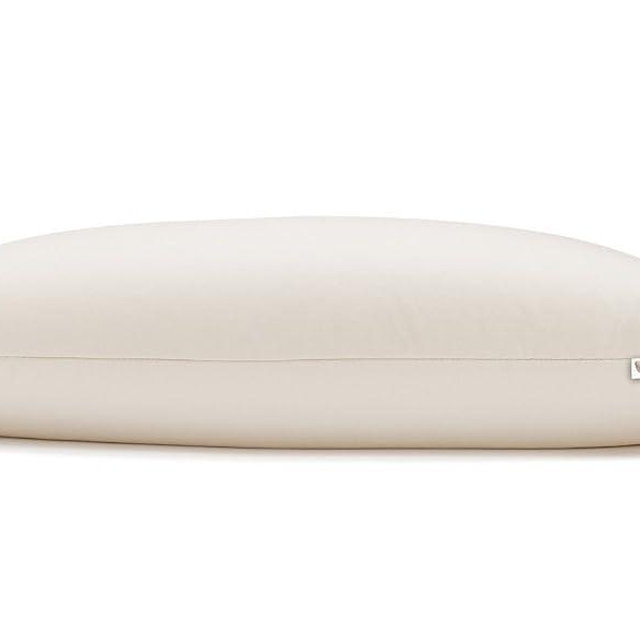 Hullo Buckwheat Pillow – Standard Size (20×26), Organic Adjustable Cooling Pillow for Side & Back Sleepers, Firm Neck Support – Breathable Cotton Cover – Made in USA