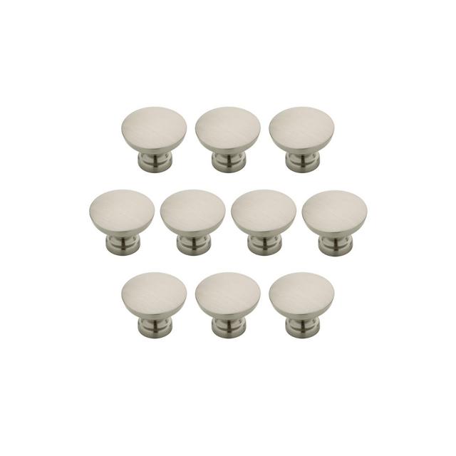 Franklin Brass 10pk 1-1/8" Fulton Knob Nickel