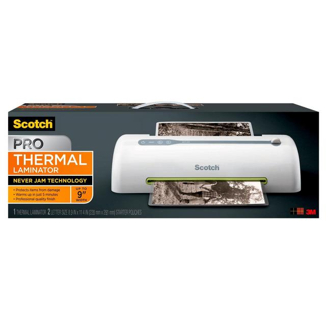 Scotch Pro Thermal Laminator - Never Jam - 9"