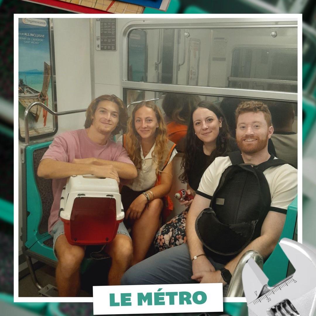 Again with our love for escape games ! This one was a metro and we escaped on time !!