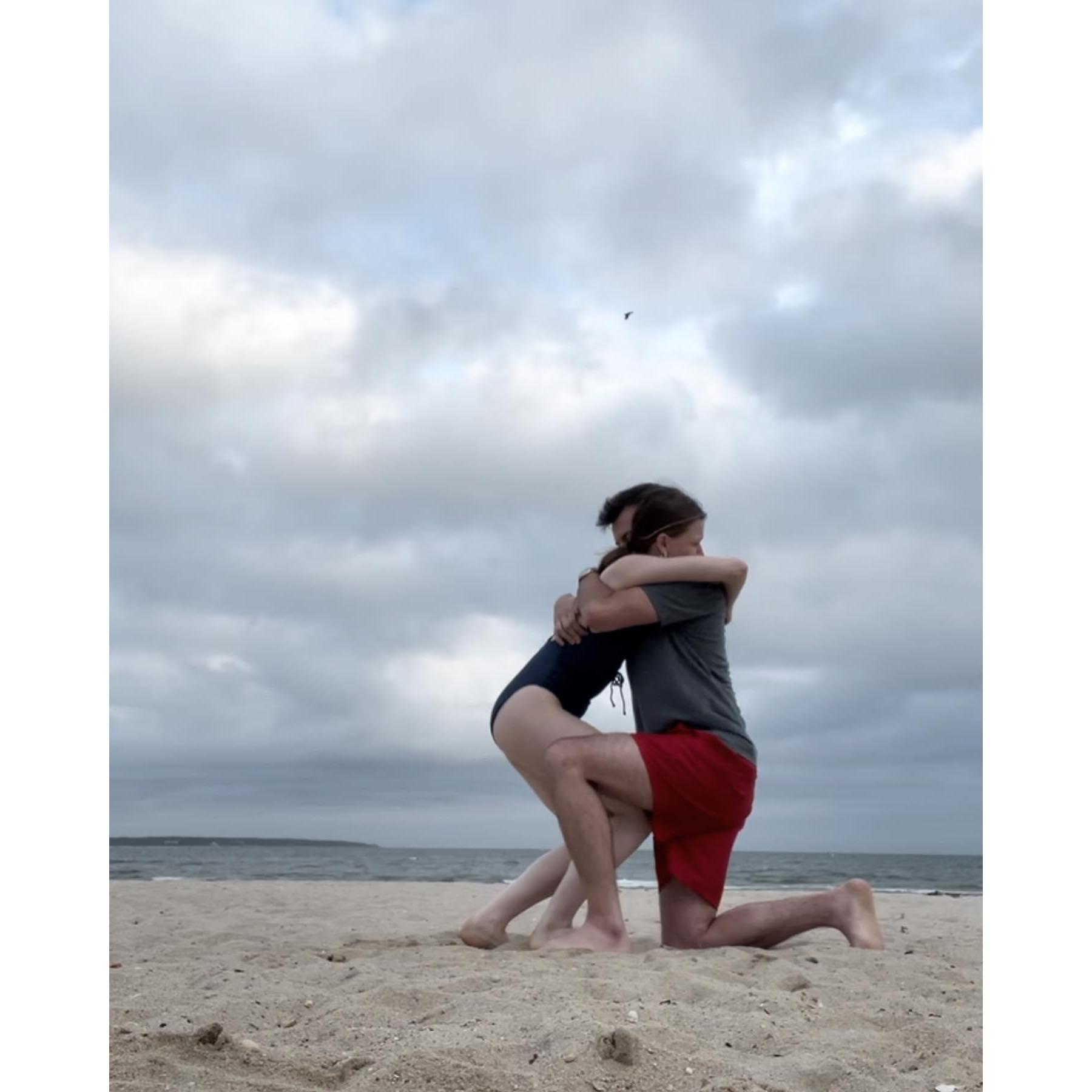 He proposed!!