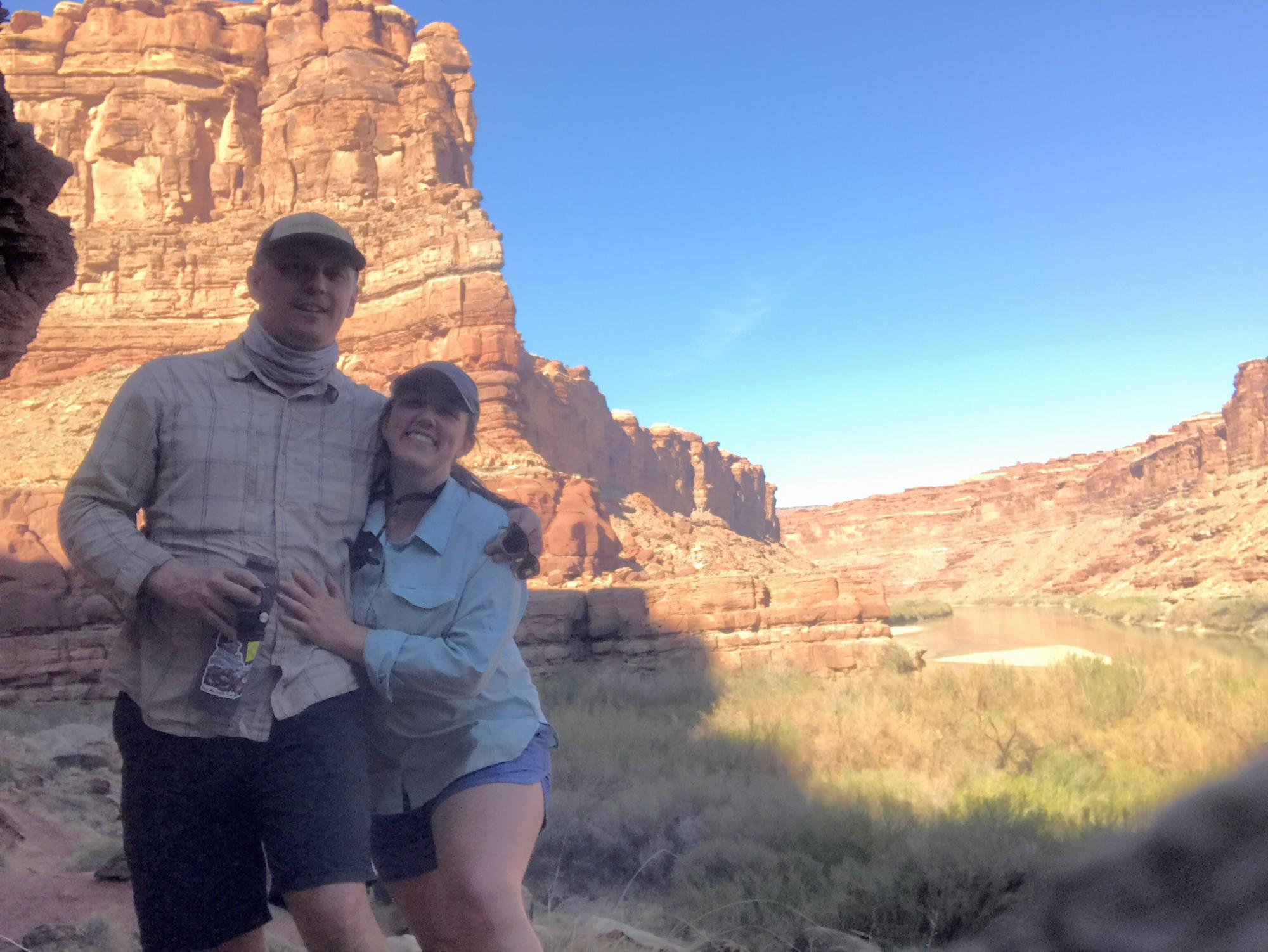 Hiking on the Green River, UT