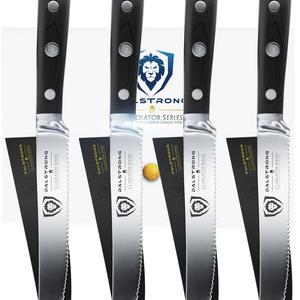 DALSTRONG Steak Knives Set - Gladiator Series - German HC Steel - w/Sheaths