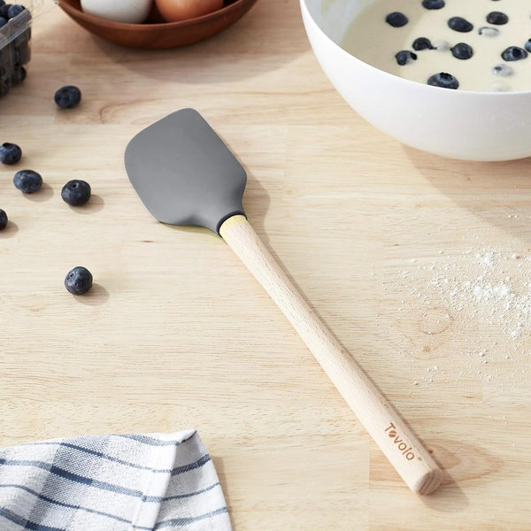 Tovolo Silicone Spatula, Charcoal Gray