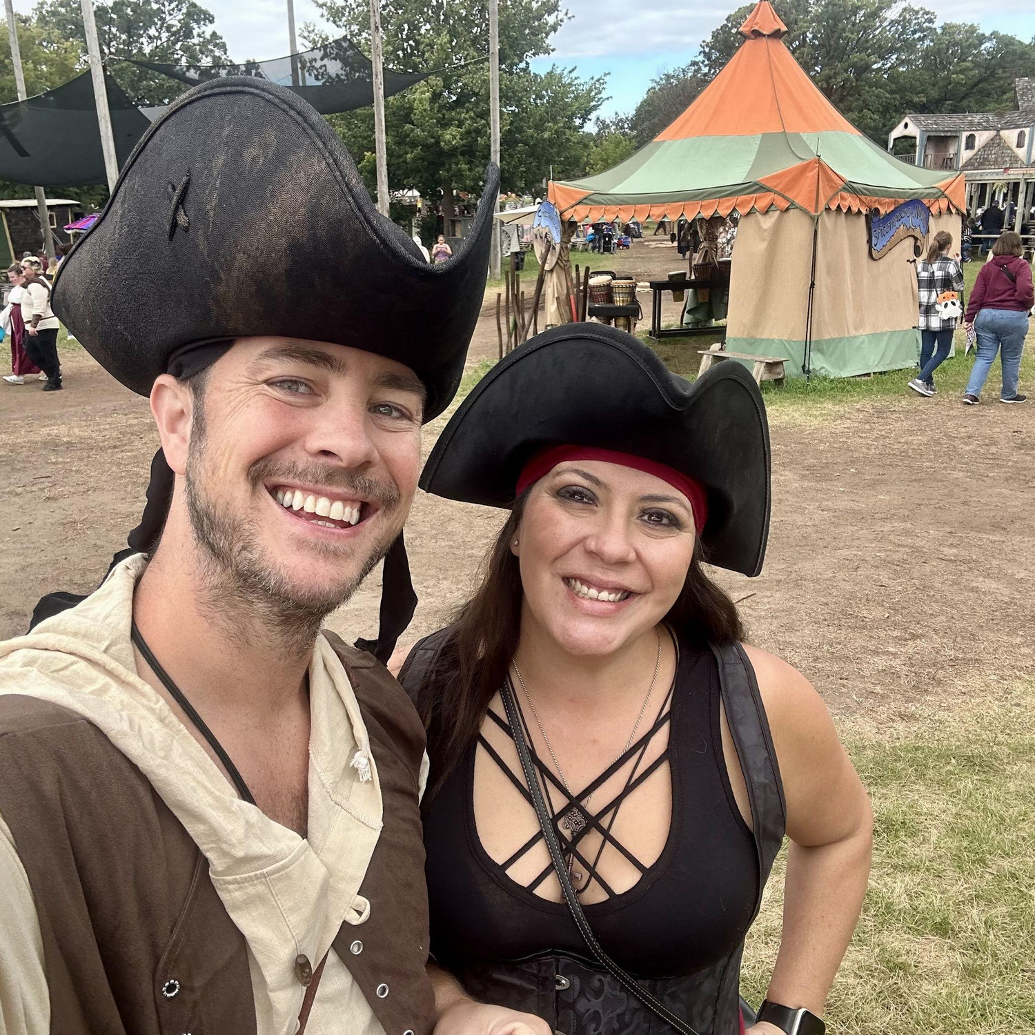 All dressed up for the Renaissance Festival!