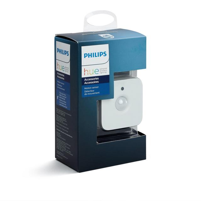 Philips Hue Indoor Motion Sensor for Smart Lights (Requires Hue Hub, Installation-Free, Smart Home, Exclusively for Philips Hue Smart Bulbs)