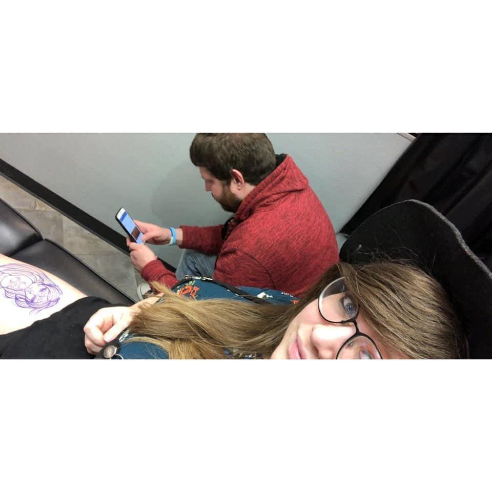 First time getting tattoos together