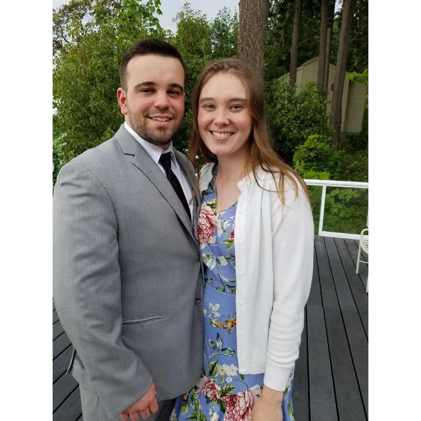 At Glen's Wedding