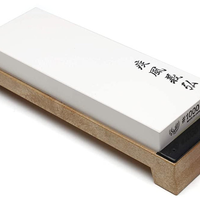 Yoshihiro Professional Grade Toishi Japanese Whetstone Knife Sharpener Water Stones (#1000 girt)