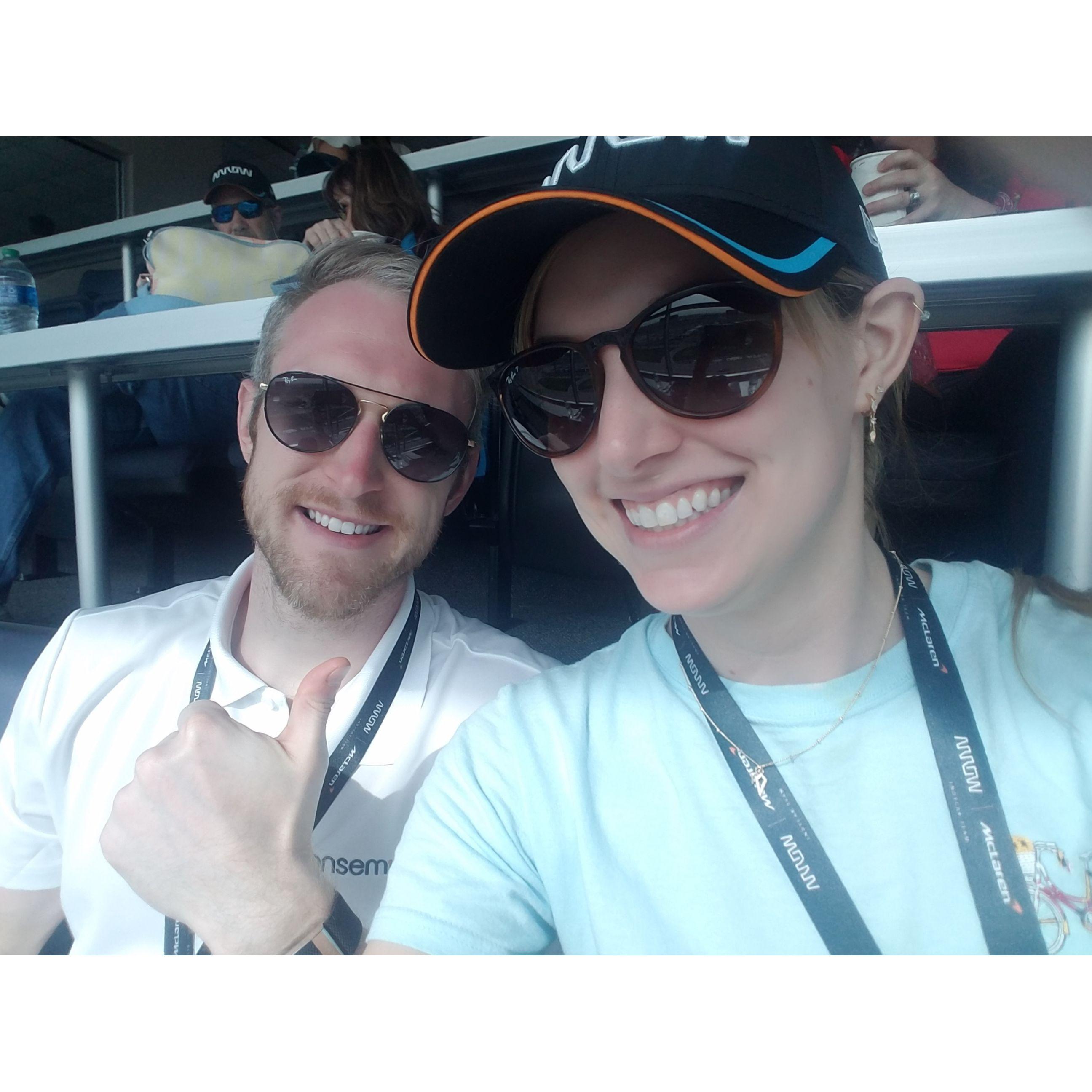 Texas - About to watch the Indy Car race