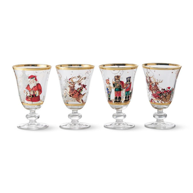 Twas the Night Goblets Mixed, Set of 4