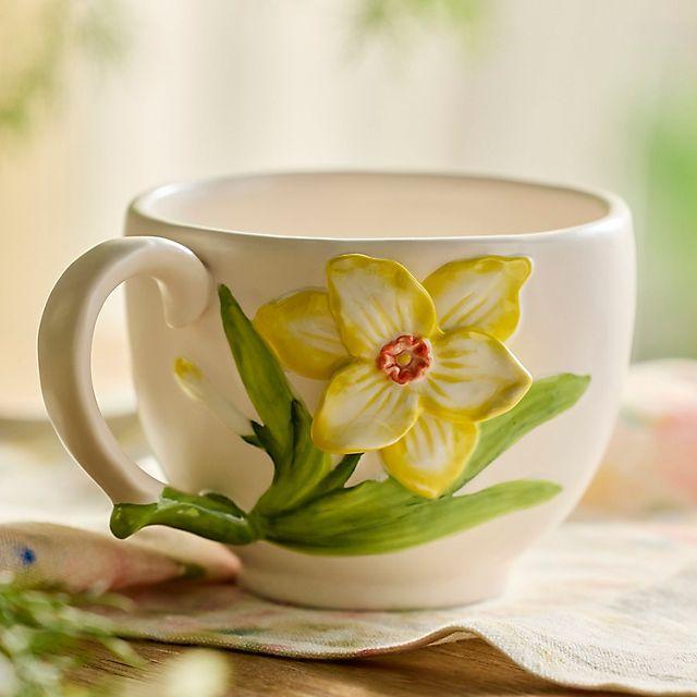 Flower of the Month Stoneware Mug