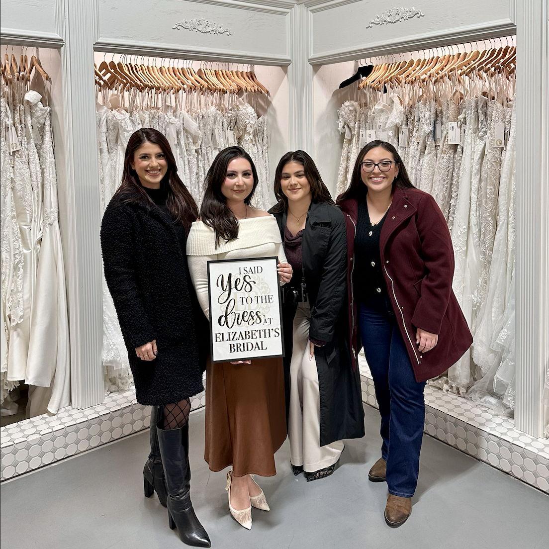 Wedding dress shopping!