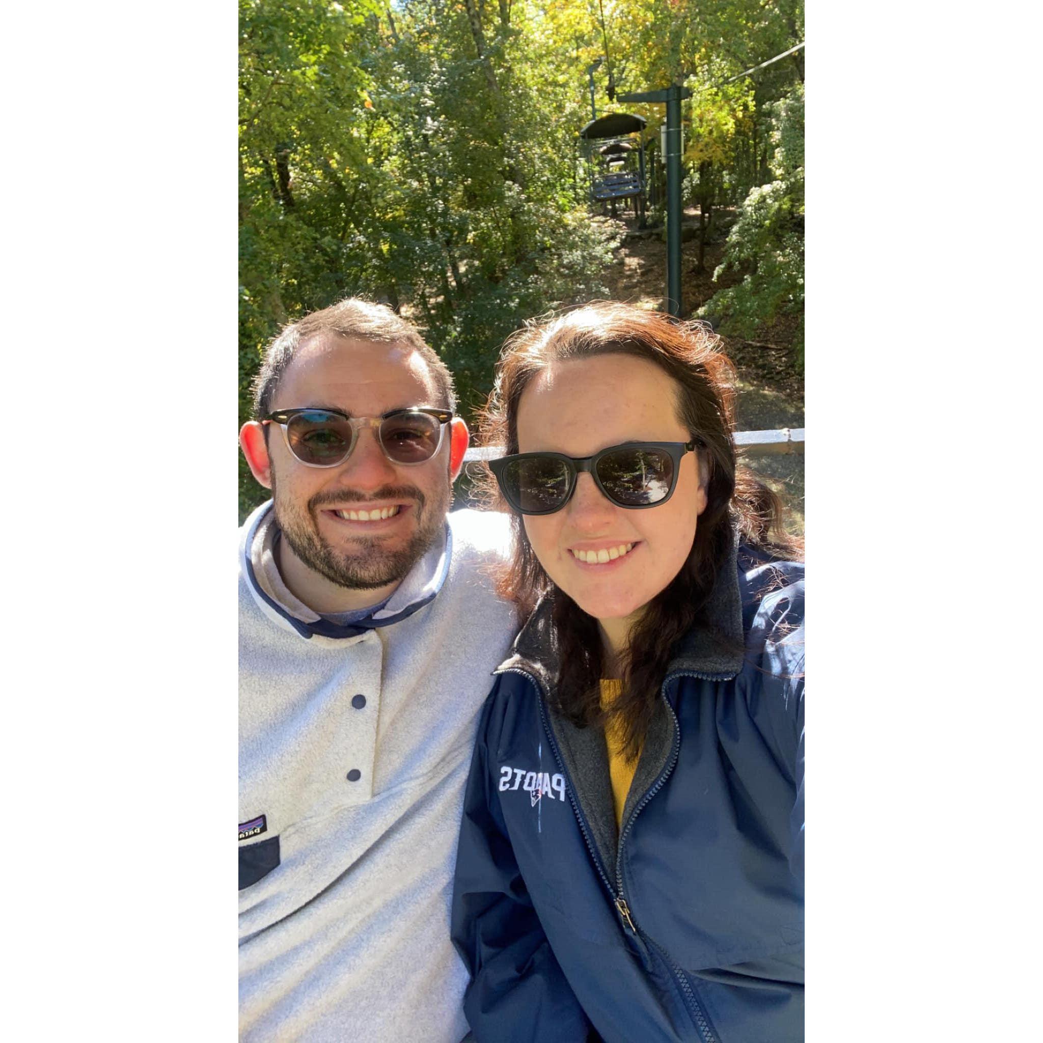 Riding a Ski Lift through a zoo!