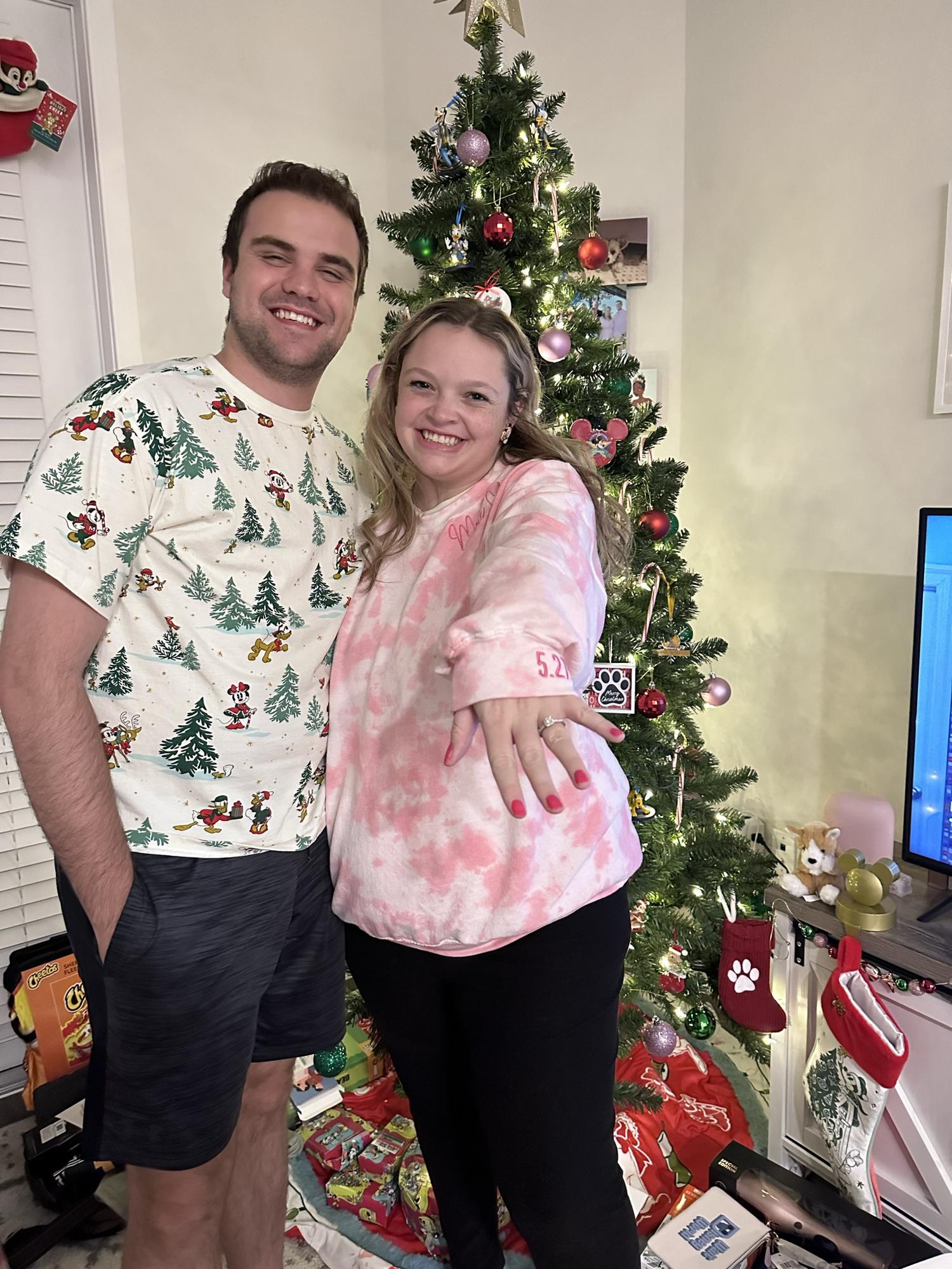 First (and only) Christmas engaged!