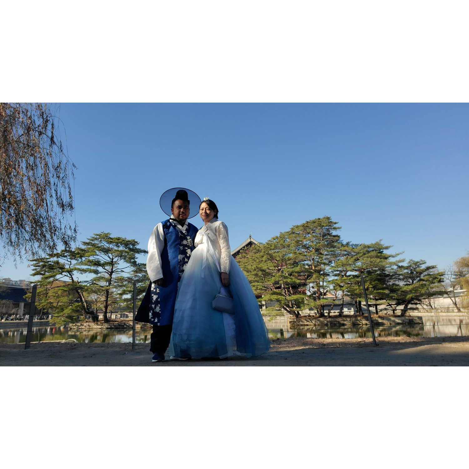 Wearing Hanbok at Gyeongbokgung Palace | Seoul, South Korea | December 2022