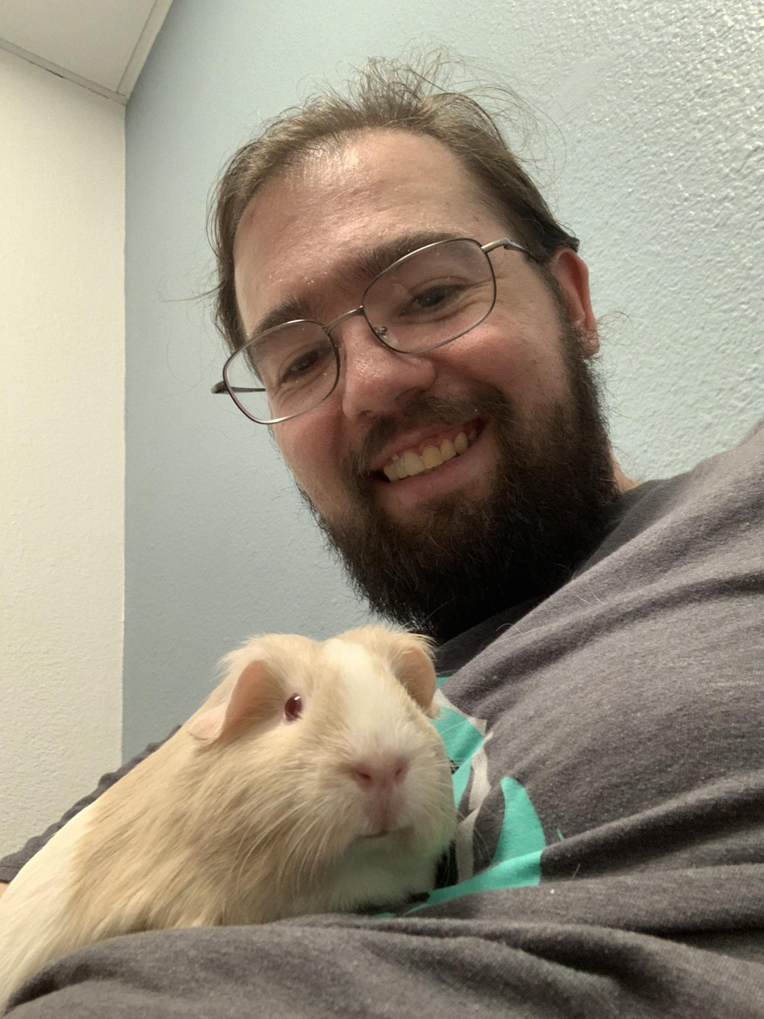 Our youngest piggie, Crema Rosada Julian.