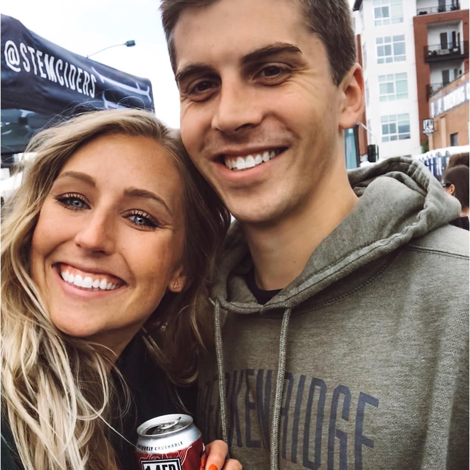 Enjoying a beer and wandering around the farmers market and beer garden in RiNo, Denver.  5/1/18.