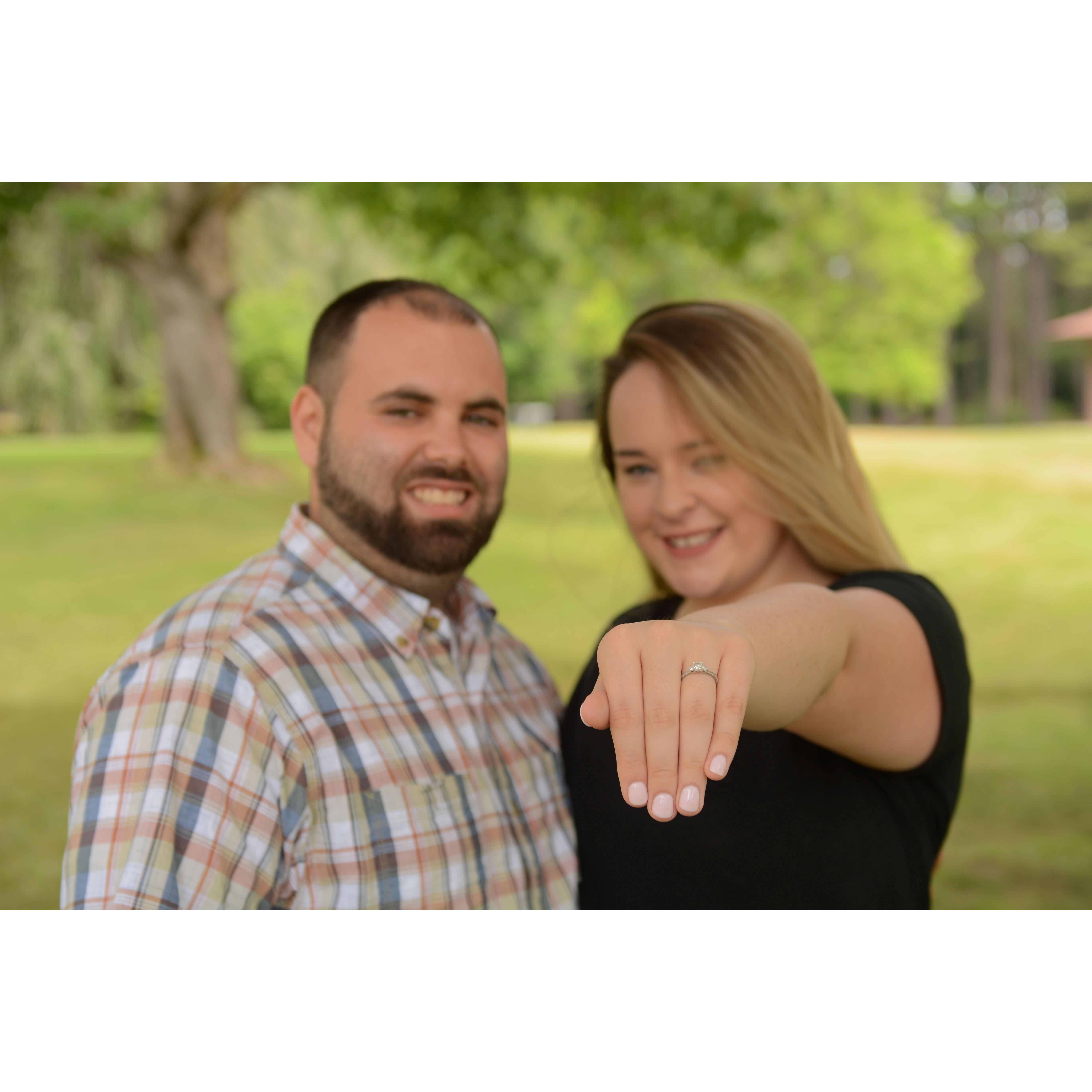 Engagement photos June of 2020.