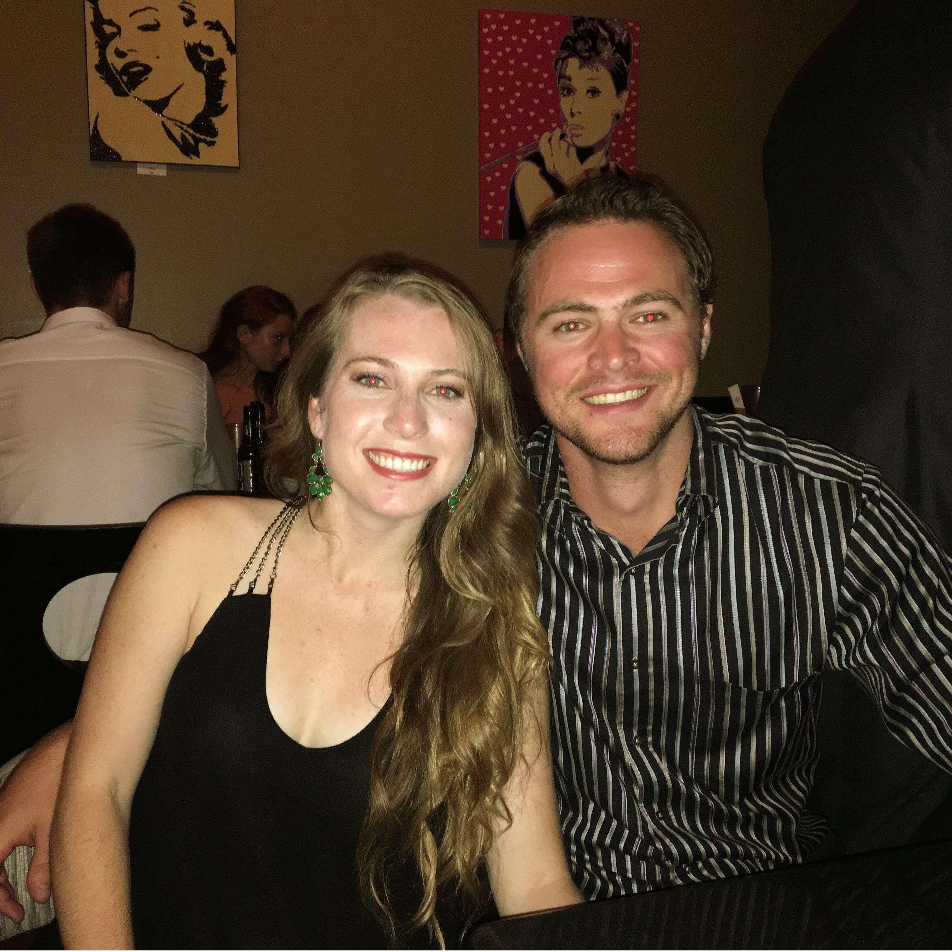 Our VERY first photo together.