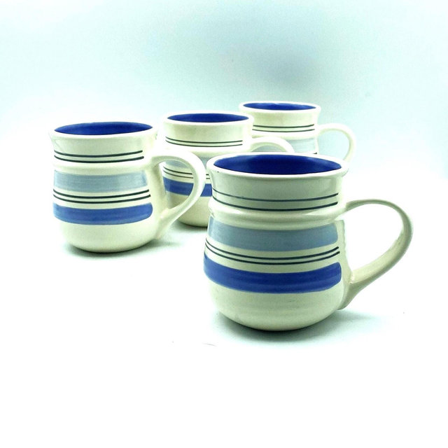 Vintage Pfaltzgraff Rio Mugs, Set of 4