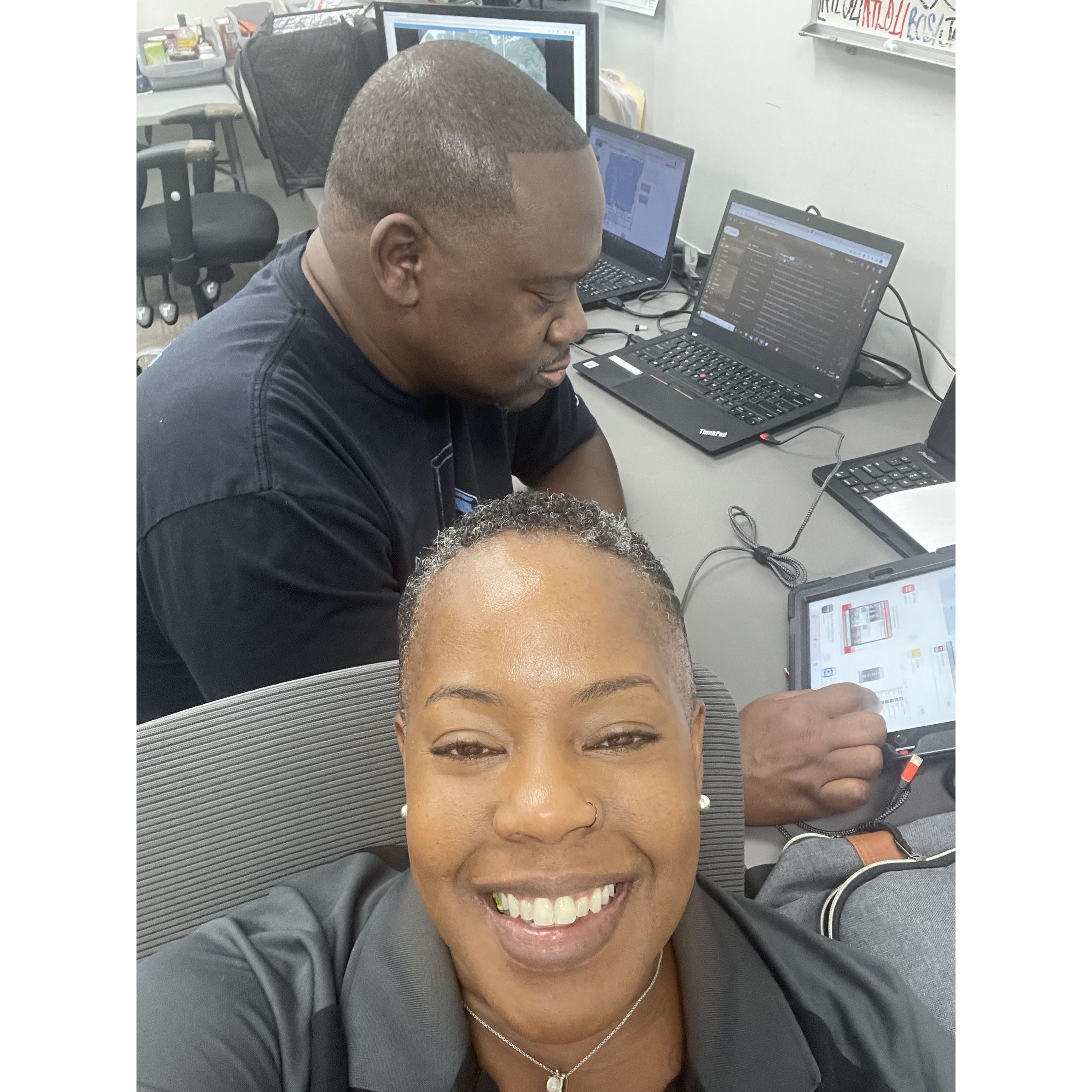 Working together and still smiling 2021