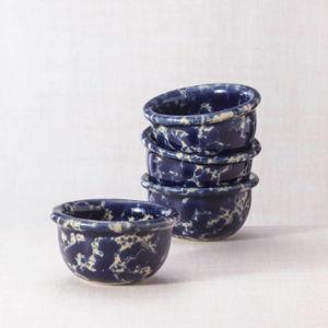 Butter Crock - Blue Agate