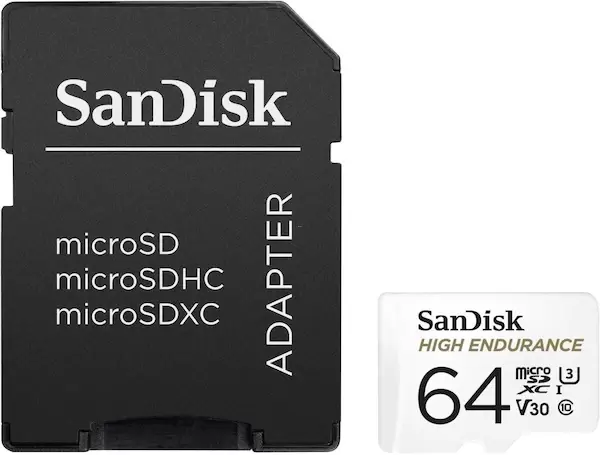 SanDisk microSDXC High Endurance Monitoring
